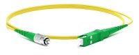 Hyperline Патч-корд волоконно-оптический (шнур) SM 9/125 (OS2), FC/APC-SC/APC, 2.0 мм, simplex, LSZH, 1 м, FC-S2-9-FC/AR-SC/AR-H-1M-LSZH-YL