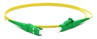 Hyperline Патч-корд волоконно-оптический (шнур) SM 9/125 (OS2), LC/APC-SC/APC, 2.0 мм, simplex, LSZH, 1 м, FC-S2-9-LC/AR-SC/AR-H-1M-LSZH-YL