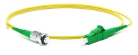 Hyperline Патч-корд волоконно-оптический (шнур) SM 9/125 (OS2), LC/APC-ST/APC, 2.0 мм, simplex, LSZH, 1 м, FC-S2-9-LC/AR-ST/AR-H-1M-LSZH-YL
