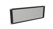 Hyperline 483500 BPD-4-RAL9005 Фальш-панель перфорированная на 4U, цвет черный (RAL 9005)