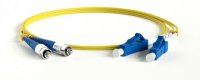 Hyperline Патч-корд волоконно-оптический (шнур) SM 9/125 (OS2), FC/UPC-LC/UPC, 2.0 мм, duplex, LSZH, FC-D2-9-FC/UR-LC/UR-H-1M-LSZH-YL