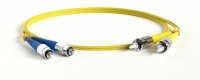 Hyperline Патч-корд волоконно-оптический (шнур) SM 9/125 (OS2), FC/UPC-ST/UPC, 2.0 мм, duplex, LSZH, FC-D2-9-FC/UR-ST/UR-H-20M-LSZH-YL