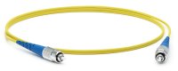 Hyperline 375365 FC-S2-9-FC/UR-FC/UR-H-0.5M-LSZH-YL Патч-корд волоконно-оптический (шнур) SM 9/125 (OS2)
