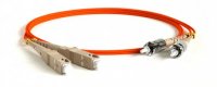 Hyperline Патч-корд волоконно-оптический (шнур) MM 62.5/125, ST-SC, 2.0 мм, duplex, LSZH, FC-D2-62-SC/PR-ST/PR-H-50M-LSZH-OR