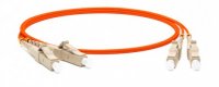 Hyperline Патч-корд волоконно-оптический (шнур) MM 50/125, LC-LC, 2.0 мм, duplex, LSZH, 50 м, FC-D2-50-LC/PR-LC/PR-H-50M-LSZH-OR