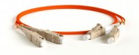 Hyperline Патч-корд волоконно-оптический (шнур) MM 50/125, LC-SC, 2.0 мм, duplex, LSZH, 20 м, FC-D2-50-LC/PR-SC/PR-H-20M-LSZH-OR
