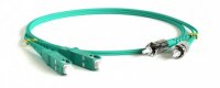 Hyperline Патч-корд волоконно-оптический (шнур) MM 50/125(OM3), SC-ST, 2.0 мм, duplex, LSZH, 3 м, FC-D2-503-SC/PR-ST/PR-H-3M-LSZH-AQ
