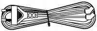 Hyperline 237244 KL-FCRD-2F-EU-1.8-BK Кабель питания для вентилятора 120x120x38 мм