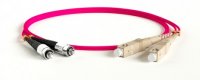 Hyperline Патч-корд волоконно-оптический (шнур) MM 50/125(OM4), FC-SC, 2.0 мм, duplex, LSZH, 30 м, FC-D2-504-FC/PR-SC/PR-H-30M-LSZH-MG