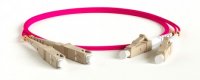 Hyperline Патч-корд волоконно-оптический (шнур) MM 50/125(OM4), LC-SC, duplex, 10G, LSZH, 1 м, FC-D2-504-LC/PR-SC/PR-H-1M-LSZH-MG