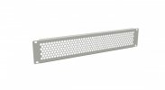 Hyperline 483498 BPD-2-RAL7035 Фальш-панель перфорированная на 2U, цвет серый (RAL 7035)