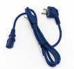 Hyperline Кабель питания компьютера (Schuko+C13) (3x1.0), 10A, угловая вилка, 3 м, PWC-IEC13-SHM-3.0-BL