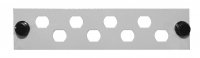 Hyperline 250389 FO-FP-W140H42-8FC/ST-GY Лицевая панель (модуль) для установки 8-FC(ST)