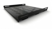 Hyperline 397126 TSH3M-450-RAL9004 Полка стационарная усиленная, глубина 450 мм, с боковым креплением