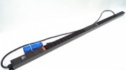 Hyperline 456989 SHE-20IEC-4BIEC-32-3PVB Блок розеток, вертикальный, 20 розеток IEC320 C13, 4 розетки IEC320 C19