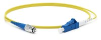 Hyperline 279099 FC-S2-9-FC/UR-LC/UR-H-0.5M-LSZH-YL Патч-корд волоконно-оптический (шнур) SM 9/125 (OS2)