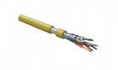Hyperline 444608 FUTP4-C5E-S24-IN-LSLTX-YL-305 (305 м) Кабель витая пара, экранированный F/UTP