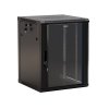 Hyperline Шкаф настенный 19-дюймовый 18U TWB-1845-GP-RAL9004