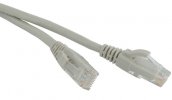 Hyperline Патч-корд U/UTP, Cat.6, LSZH, PC-LPM-UTP-RJ45-RJ45-C6-2M-LSZH-GY