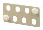 Hyperline 25979 FO-FP-ST Модуль 6xST, Simplex type, 67х35mm