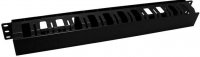 Hyperline 481511 CM-1U-D53-PL-COV Кабельный организатор пластиковый с крышкой, глубина 53 мм, 19", 1U