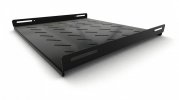 Hyperline 397121 TSH3L-450-RAL9004 Полка стационарная, глубина 450 мм, с боковым креплением