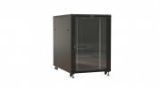 Hyperline 537229 TTBR-2281-AS-RAL9004 Шкаф напольный 19-дюймовый, 22U, 1100x800х1000 мм