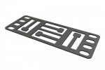 Hyperline 444556 PMR-1U-T-RAL9005 Кронштейн 1U, Т-пазы, цвет черный RAL9005