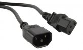 Hyperline PКабель питания монитор-компьютер IEC 320 WC-IEC13-IEC14-1.0-BK