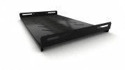 Hyperline 397120 TSH3L-300-RAL9004 Полка стационарная, глубина 300 мм, с боковым креплением