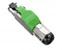 Hyperline Разъем полевой оконцовки RJ-45 под витую пару категория 6A PLUE-8P8C-S-C6A-SH-GN