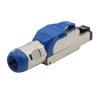 Hyperline Разъем полевой оконцовки RJ-45 под витую пару категория 8 PLUE-8P8C-S-C8-SH-BL