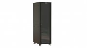Hyperline 401045 TTBR-4268-AS-RAL9004 Шкаф напольный 19-дюймовый, 42U, 2055x600х800 мм (ВхШхГ)