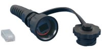 Hyperline 47307 PLUG-IE-8P8C-P-C5-SH Промышленный разъем RJ-45 (8P8C) под витую пару, IP67