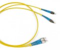 Hyperline Патч-корд волоконно-оптический (шнур) SM 9/125 FC-S2-9-FC/AR-LC/AR-H-1M-LSZH-YL