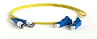 Hyperline Патч-корд волоконно-оптический (шнур) SM 9/125 FC-S2-9-FC/UR-LC/UR-H-50M-LSZH-YL