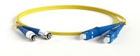 Hyperline Патч-корд волоконно-оптический (шнур) SM 9/125 FC-S2-9-FC/UR-SC/UR-H-1M-LSZH-YL