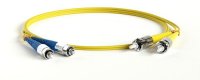 Hyperline Патч-корд волоконно-оптический (шнур) SM 9/125 FC-S2-9-FC/UR-ST/UR-H-1M-LSZH-YL