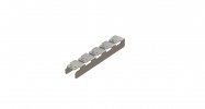 Hyperline 530957 RMF-MHP-40-30-250-2,0-SZ Профиль для безвинтовой фиксации к сетчатым ограждениям 40х30х250 толщ. 2,0 мм.