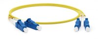 Hyperline Патч-корд волоконно-оптический (шнур) SM 9/125 FC-S2-9-LC/AR-LC/AR-H-1M-LSZH-YL