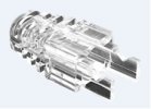 Hyperline 446096 BOOT-VA-TR-10 Изолирующий колпачок для разъемов PLEZ UA, язычок Arch (10 шт.)