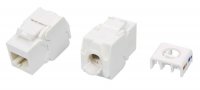Hyperline 426193 KJ8-8P8C-C5e-180-TLS-WH Вставка Keystone Jack RJ-45(8P8C), категория 5e