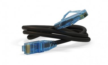 Фотография товара 'Hyperline Патч-корд U/UTP, Cat.6, LSZH, PC-LPM-UTP-RJ45-RJ45-C6-3M-LSZH-BK'