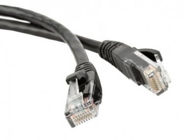 Фотография товара 'Hyperline Патч-корд экранированный, Cat.6, LSZH, F/UTP PC-LPM-STP-RJ45-RJ45-C6-1M-LSZH-BK'