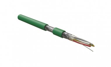 Фотография товара 'Hyperline 533101 KNX-F-4x20/1-LSZH-GN (500 м) Кабель интерфейса KNX/EIB, экранированный F/UTP'