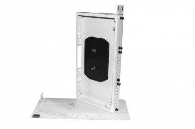 Фотография товара 'Hyperline Бокс оптический универсальный 19 FO-19R-1U-3xSLT-W140H42-24UN-GY'