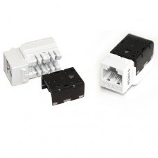 Фотография товара 'Hyperline Вставка Keystone Jack RJ-45 KJNE-8P8C-C6A-90-WH'