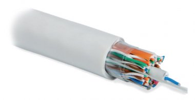 Фотография товара 'Hyperline Кабель витая пара, неэкранированная U/UTP, категория 5 UUTP8M-C5-S24-IN-LSZH-GY'