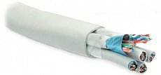 Фотография товара 'Hyperline Кабель витая пара, экранированная F/UTP, категория 5, 12 пар(4 пары(24 AWG)х3),одножильный(solid), FUTP12W-C5-S24-IN-LSZH-GY'