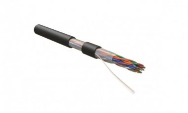 Фотография товара 'Hyperline Кабель витая пара, неэкранированная U/UTP, категория 5, 10 пар (24 AWG), UUTP10W-C5-S24-OUT-PE-BK'